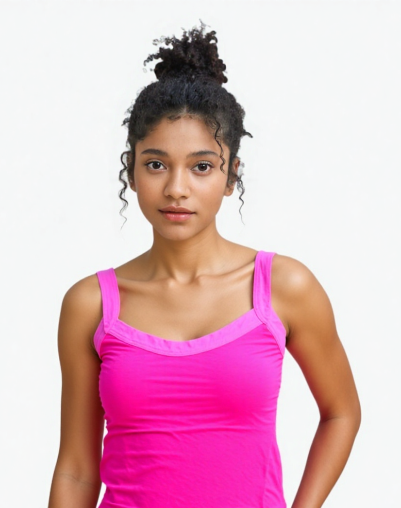 4 pcs combo set of girls camisoles and tape sexy and hot look simple daily use sports yoga camisoles - Image 2