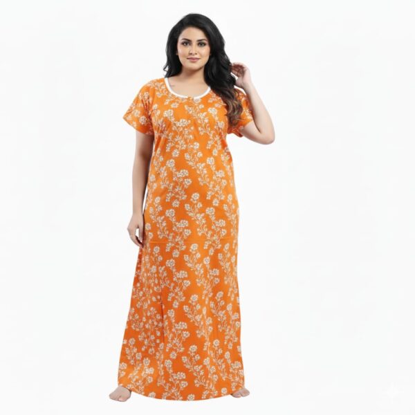 Flowy Printed Tie-Up Maxi Dress â Breathable Cotton Casual Maxi