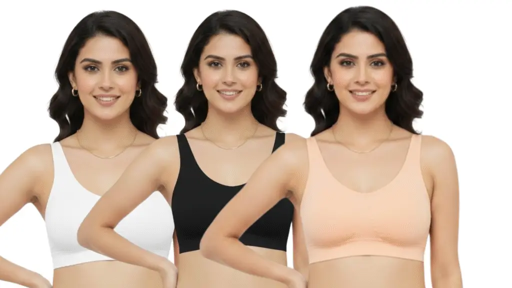 Women sports bra, Cotton stretchable bra, Air bra, Wire-free bra, Non-padded bra, Seamless bra, Free size bra, Gym bra, Yoga bra, Workout bra, Fitness bra, Activewear bra, Multicolor bra, Everyday comfort bra, Lightweight breathable bra, Travel-friendly bra pack, Feather-light sportswear